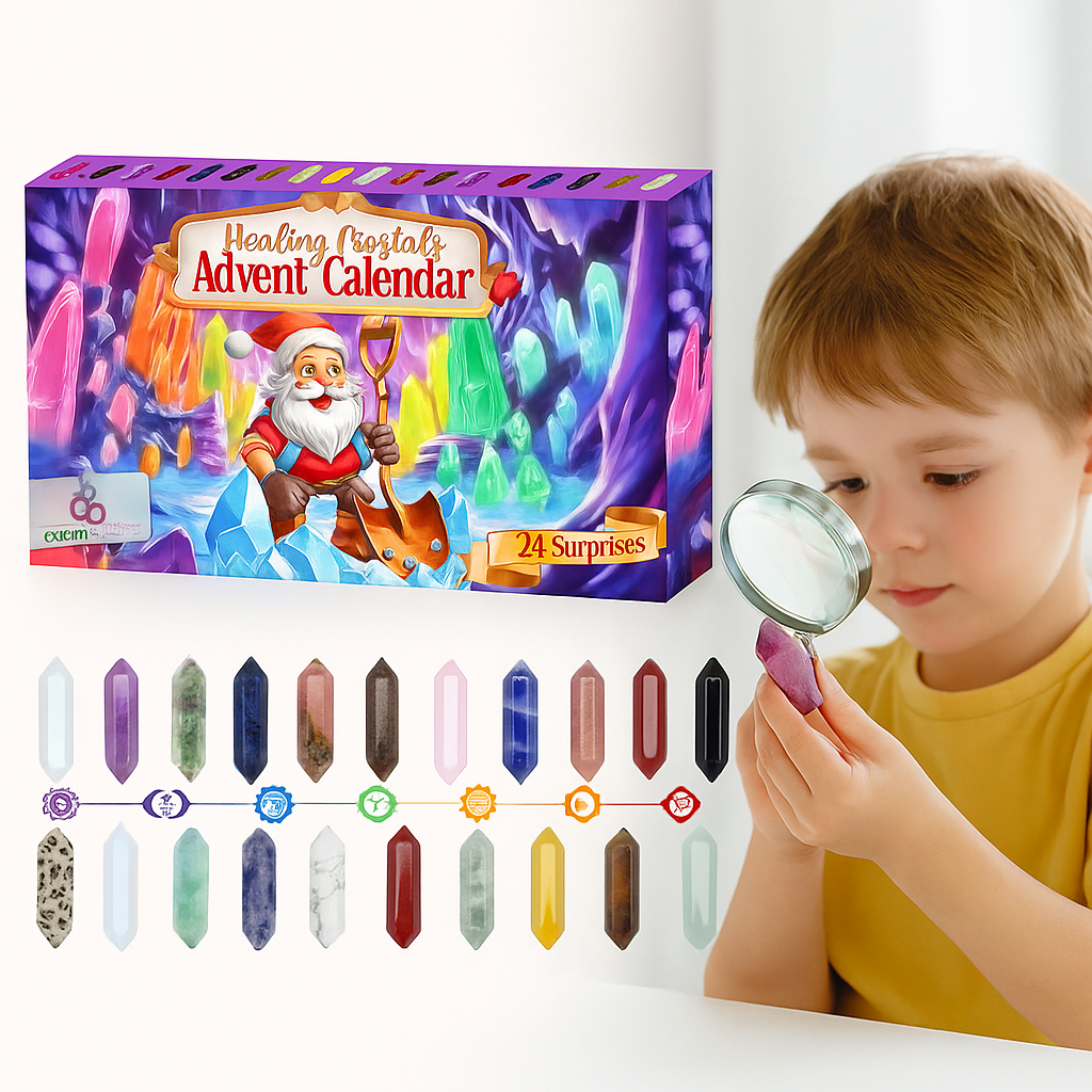Advent Calendar of Crystals 2025 – 24 Precious Stones for a Bright and Magical December