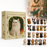 KattenKerst Advent Calendar – 24 Acrylic Cat Figures for a Christmas Full of Feline Charm
