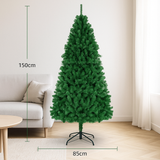 Duża sztuczna zielona choinka - 90 do 240 cm | Trwała i elegancka dekoracja świąteczna