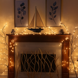 Lámpara de Pared LED Ramas de Sauce – Iluminación Decorativa con Alimentación USB