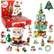 Christmas Advent Calendar – 6 in 1 Block Set with Santa and Tree
