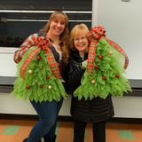 Corona de Navidad Hecha a Mano – Decoración con Luces LED para Puerta Principal