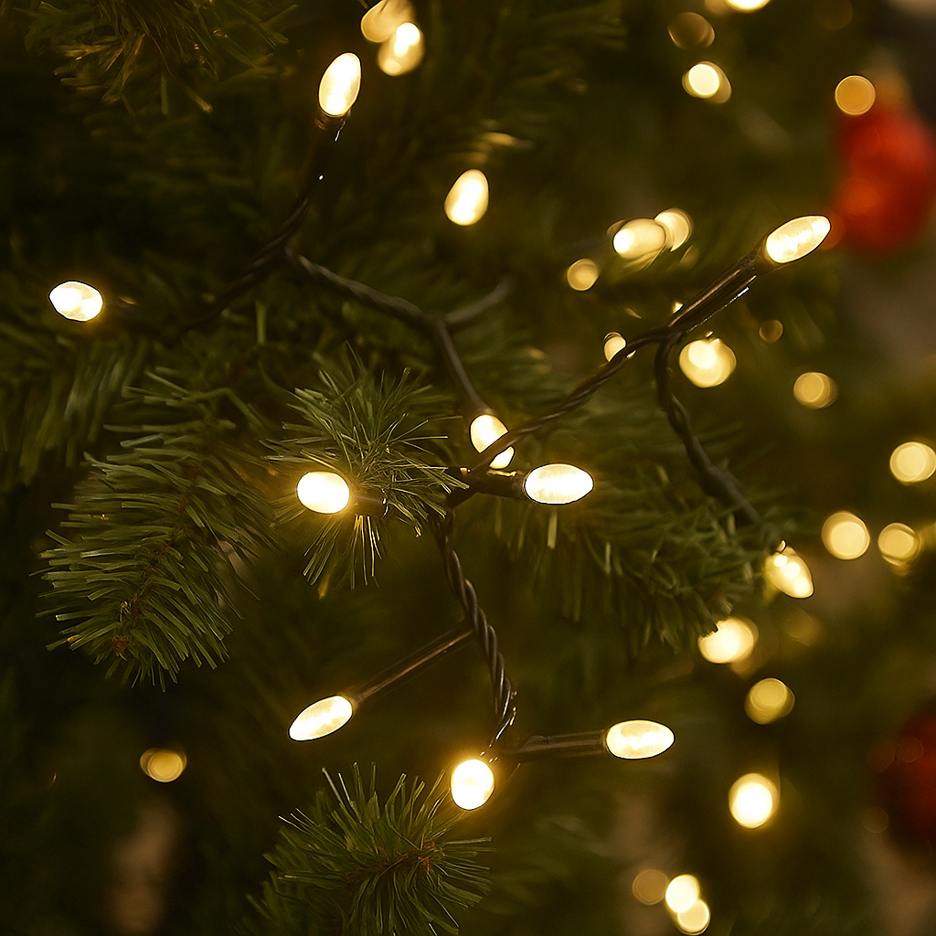 Girlanda LED świąteczna 25M – wodoodporny kiść z 8 trybami światła do użytku wewnętrznego i zewnętrznego