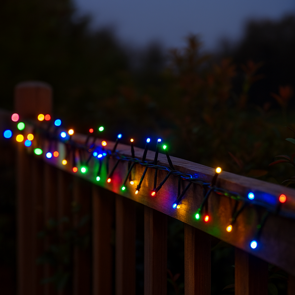 Oświetlenie LED świąteczne 25M – wodoodporny klaster z 8 trybami do użytku wewnętrznego i zewnętrznego