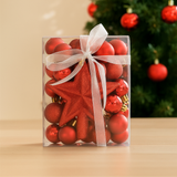 Set 30 Bolas de Navidad – Adornos en Colores Brillantes para Decoración de Árbol