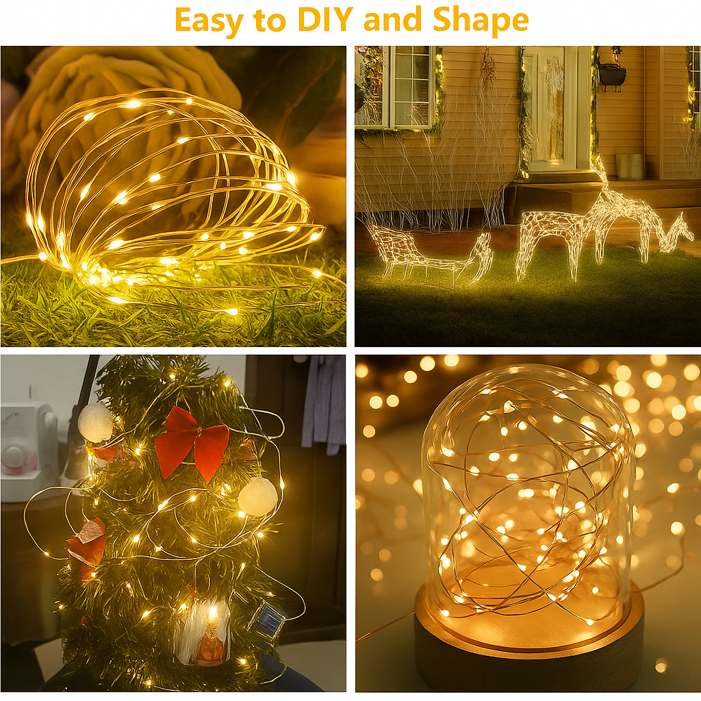 Cortina LED 3x3M – Luces Navideñas Decorativas con 8 Modos para Interior y Exterior