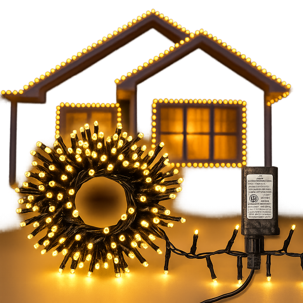 Illuminazione Natalizia LED 10/20/30M – 3 Modalità di Luce per Interni ed Esterni A+ Cree