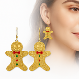 Orecchini Natalizi JollyGems – Ciondoli Brillanti e Leggeri per Donna