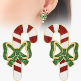 Orecchini Natalizi JollyGems – Ciondoli Brillanti e Leggeri per Donna