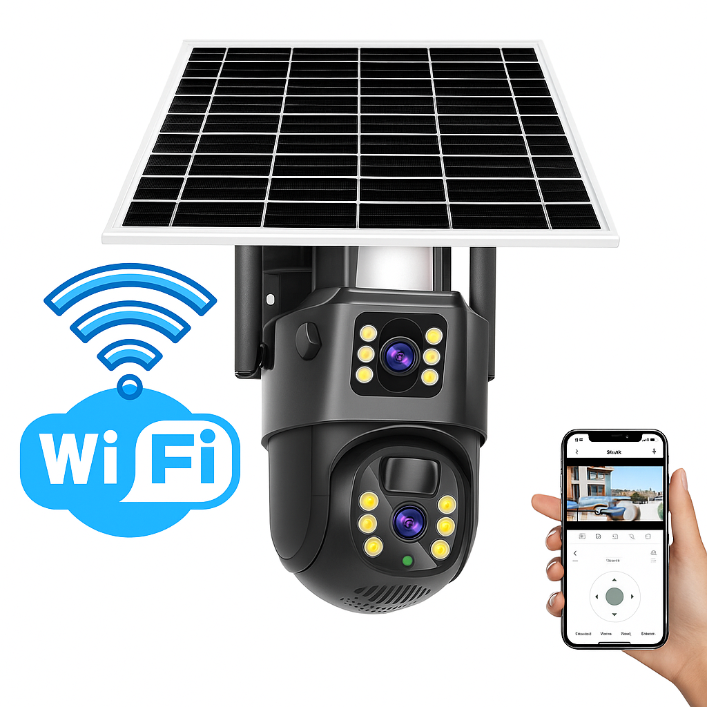 Telecamera di Sicurezza Wireless DualGuard 4K