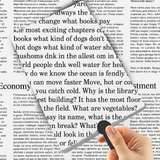 Lente d'ingrandimento in vetro per leggere