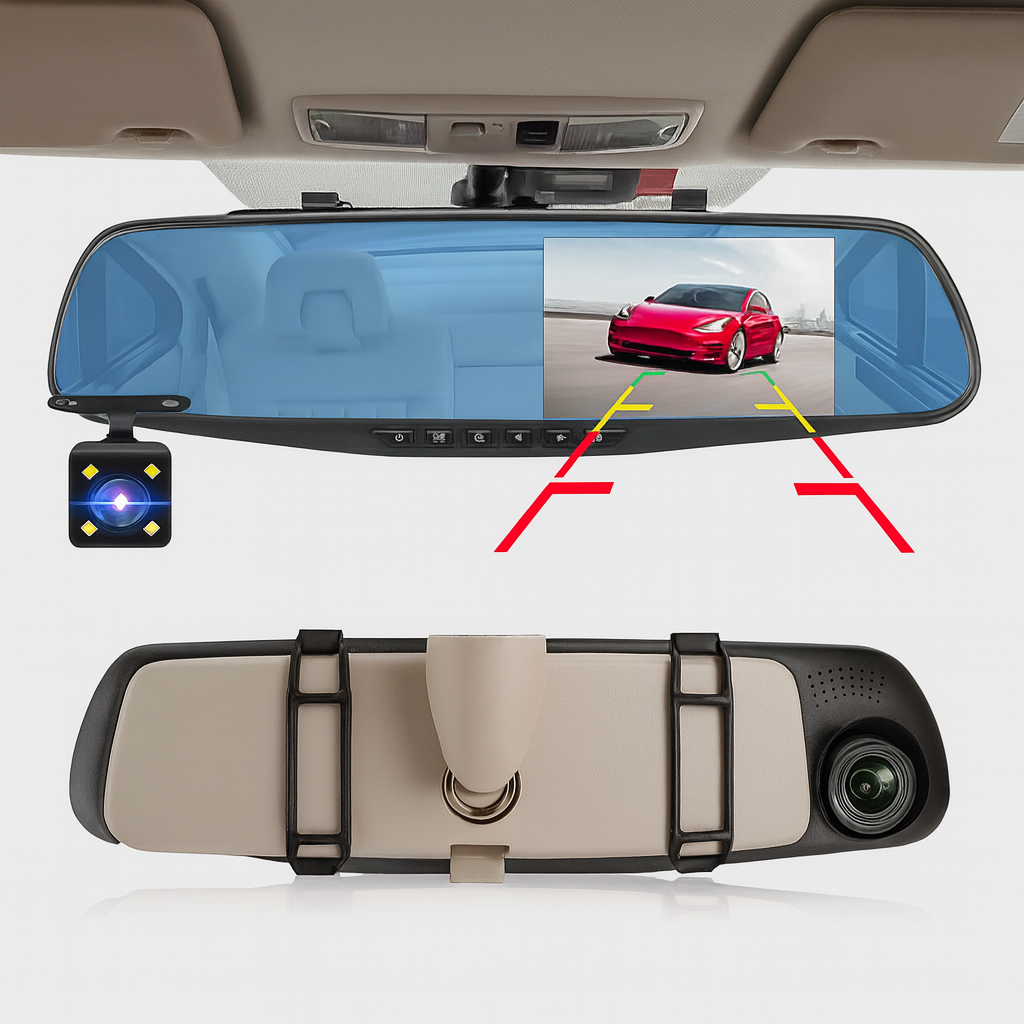 Telecamera wireless per specchietto retrovisore