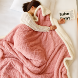 Manta Reversible WoolDream – Cree – Ultra Cálida y Elegante