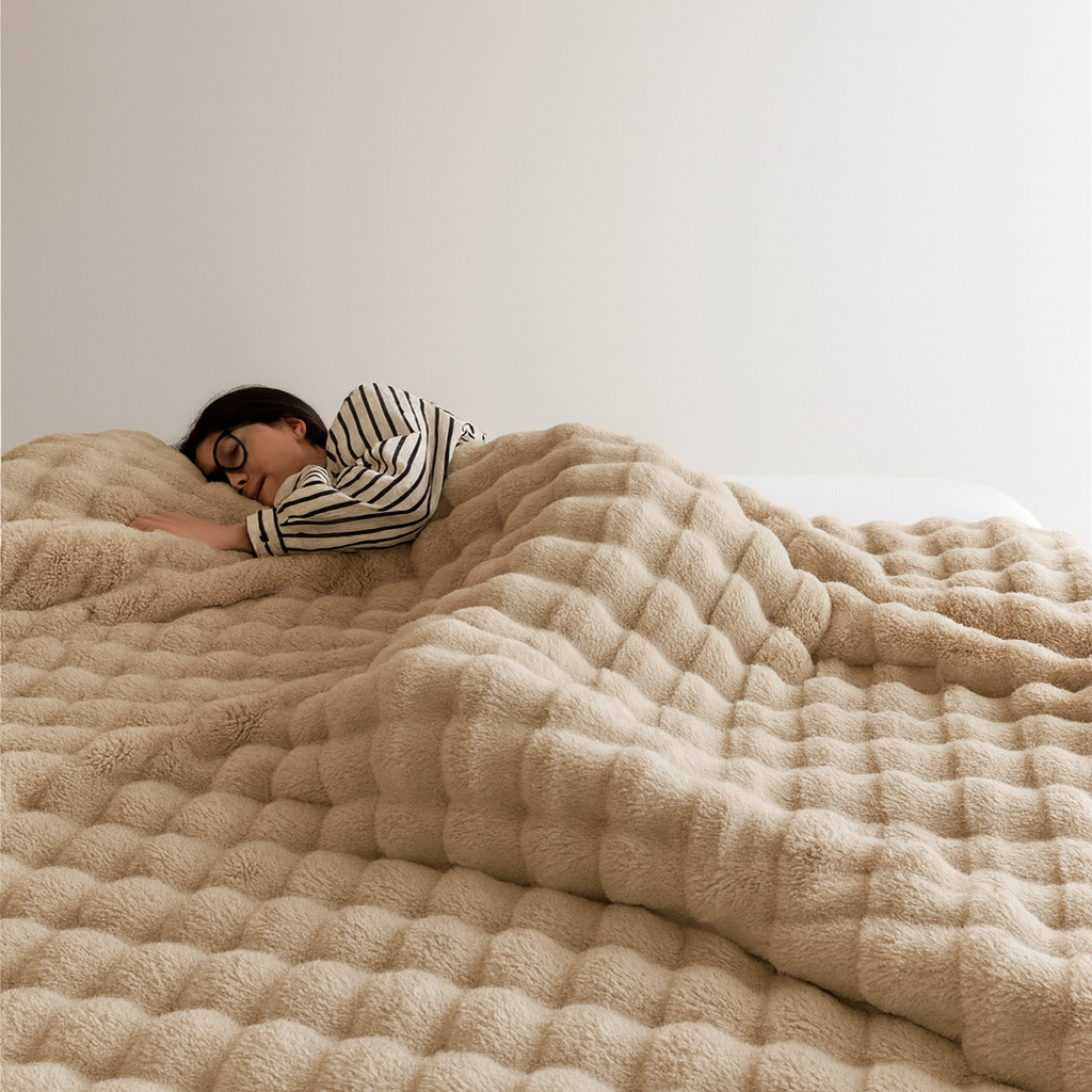 Manta Pluche Suave CozyCloud - Cálida, Ultraacogedora
