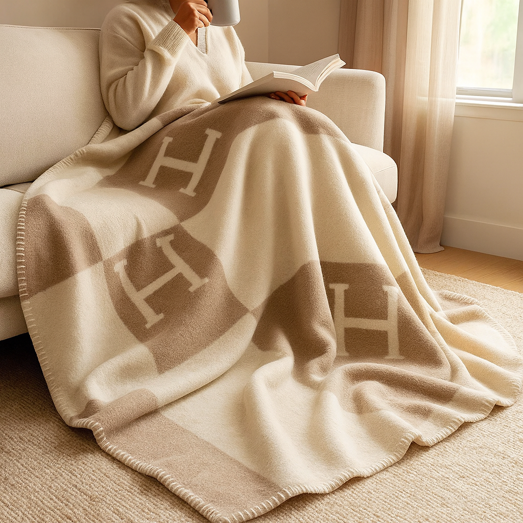 Manta de Cachemira y Lana – Chic, Suave y de Lujo