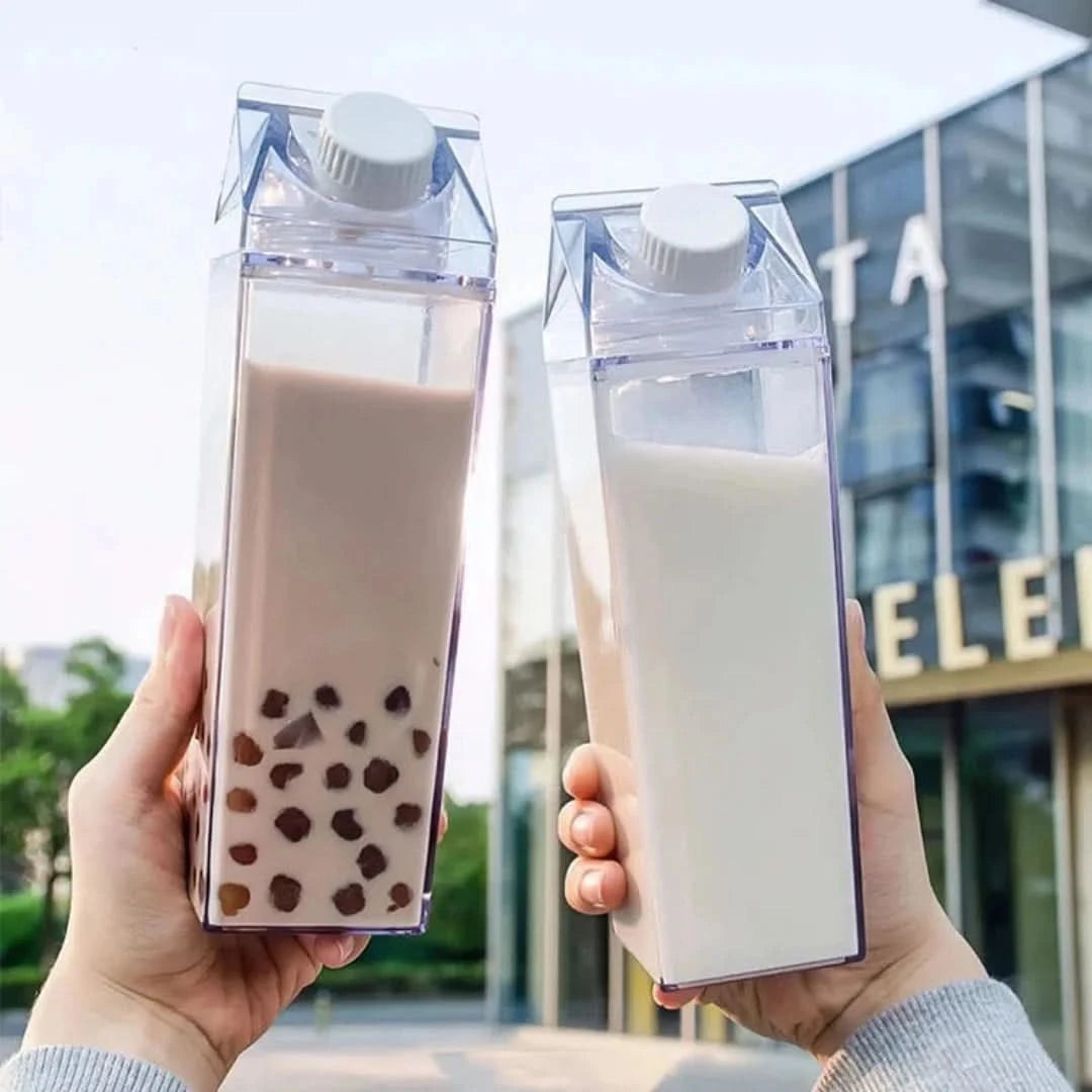 Carton de leche - transparente-Milk Carton-VyFlair