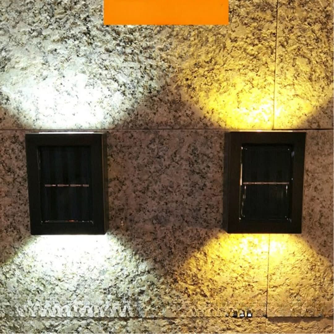 Luz de pared de terraza al aire libre con energía solar-Wall light-VyFlair