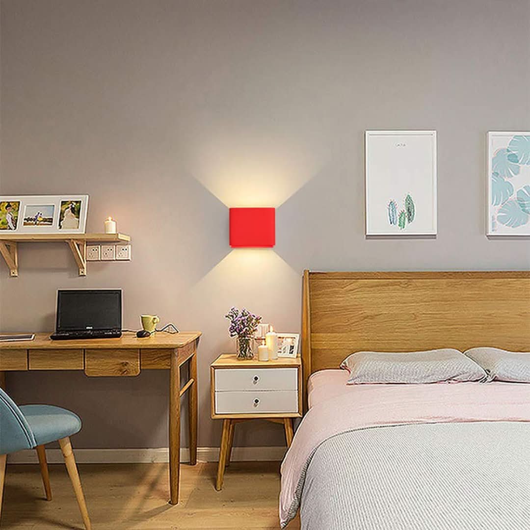 Lámpara de pared cuadrada moderna de Orr-Wall light-VyFlair