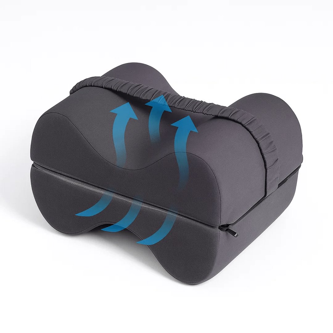 SpineAlign Almohada para Rodillas - Espuma Viscoelástica - Soporte Ergonómico - VyFlair