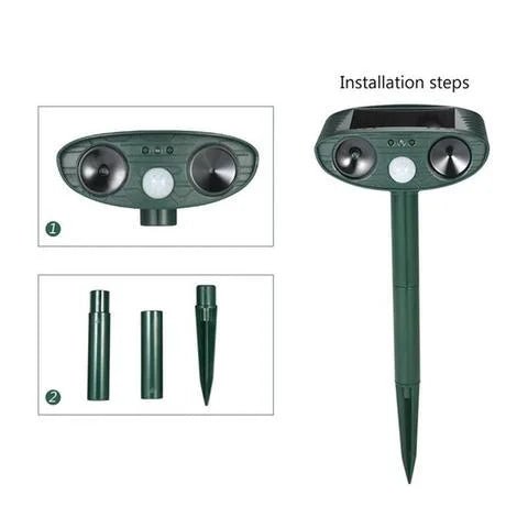 Repelente Ultrasónico Solar para Jardines - VyFlair