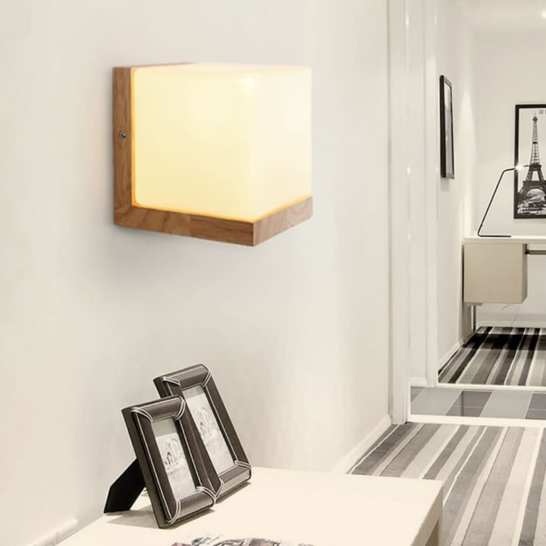 ECOSHINE - Lámpara de pared moderna hecha de madera-Wall light-VyFlair