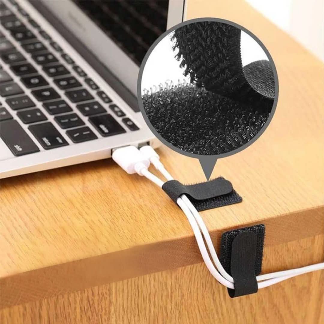 Organizador de cable de velcro adhesivo-Velcro-VyFlair