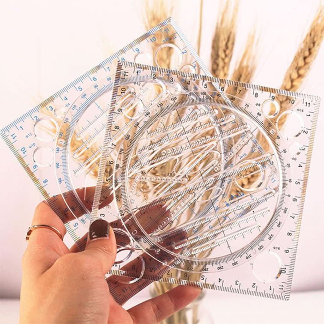 Regla de dibujo multifuncional-Drawing Ruler-VyFlair