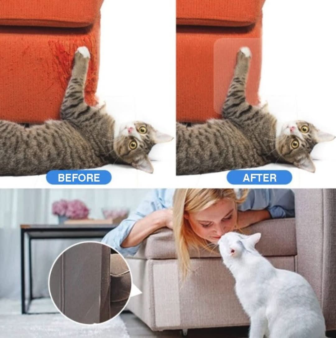 Cinta de protección de muebles resistentes a los gatos (2 hojas y 10 uñas)-Protection Tape-VyFlair