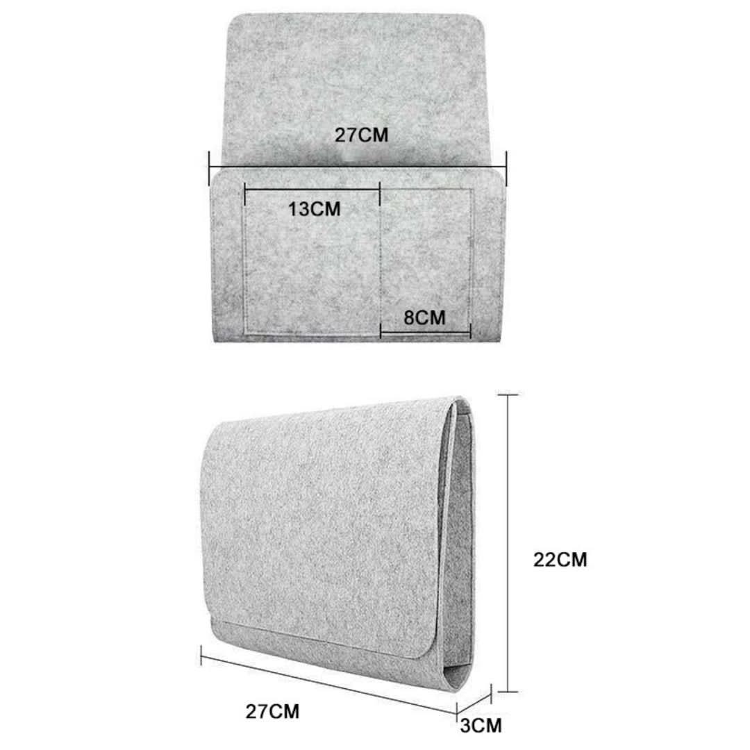 Bolsa de almacenamiento de fieltro para el sofá cama-bags-VyFlair