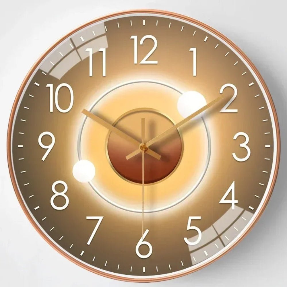 ClarityTime Reloj de Pared Digital Minimalista Silencioso - VyFlair