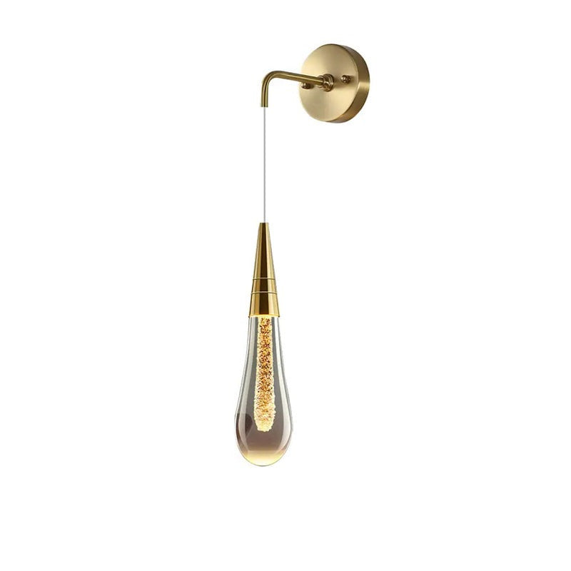 LuxeGlide – Lámpara de Pared LED en Forma de Gota de Agua
