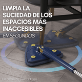 Fregona Triangular Autoescurrible 360º con 6 Recambios - VyFlair