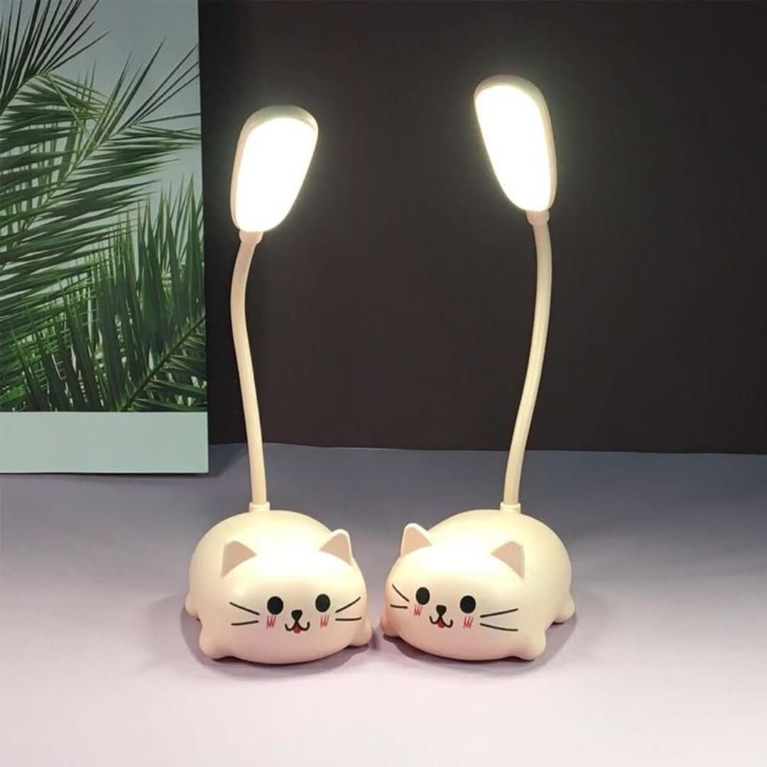 Lámpara de escritorio LED de dibujos animados de gato-Lamp-VyFlair