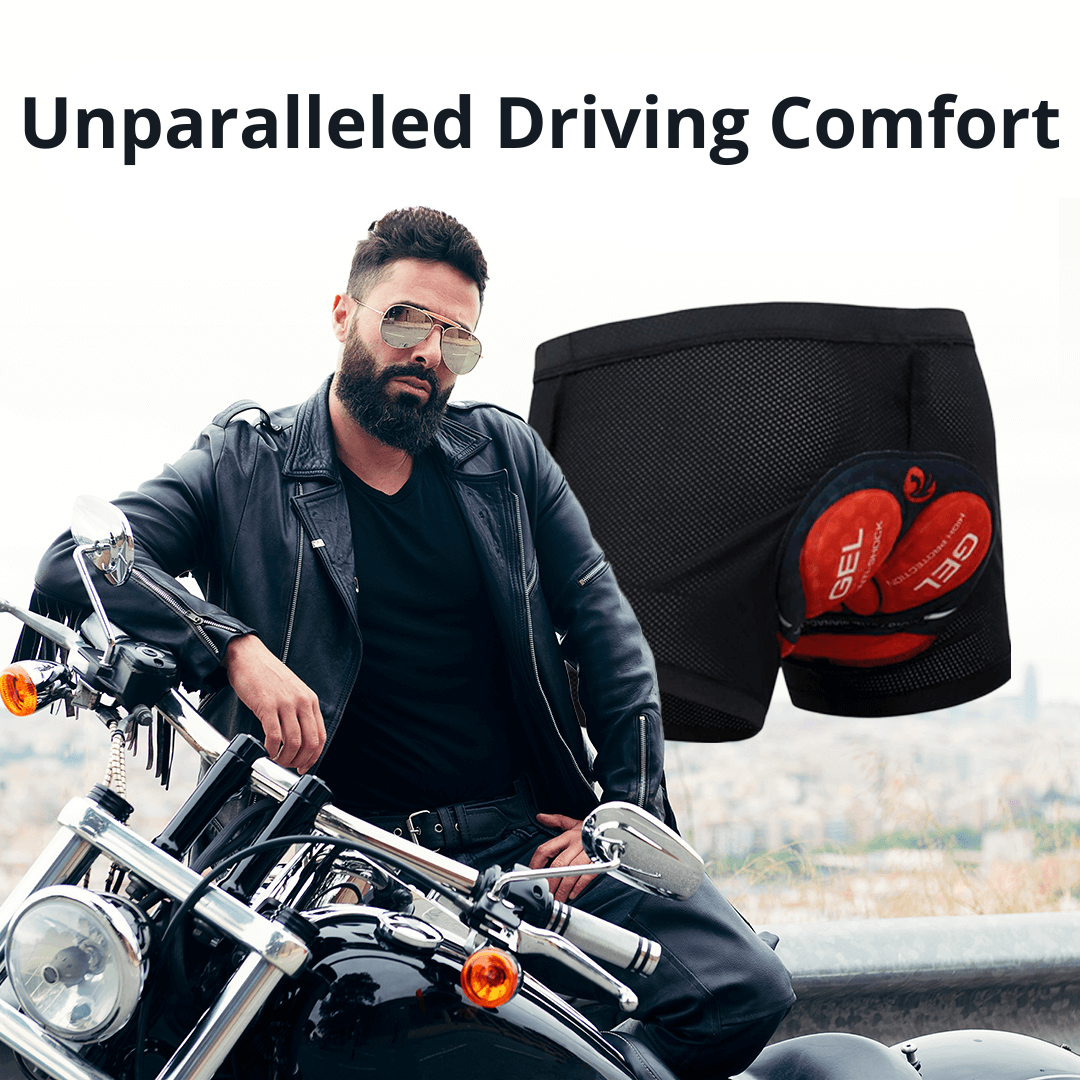 Pantalones cortos de confort: motocicleta y bicicleta-Shorts-VyFlair
