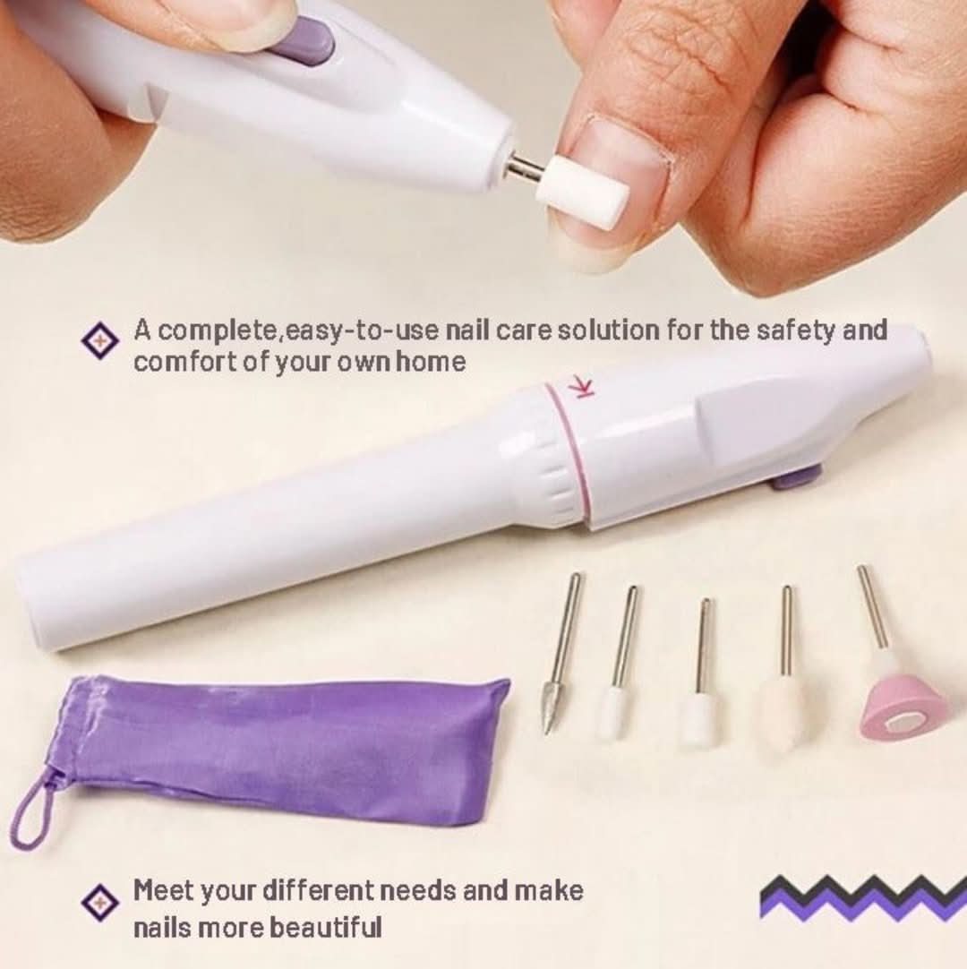 Conjunto de archivos de uñas eléctricos-Health & Beauty-VyFlair