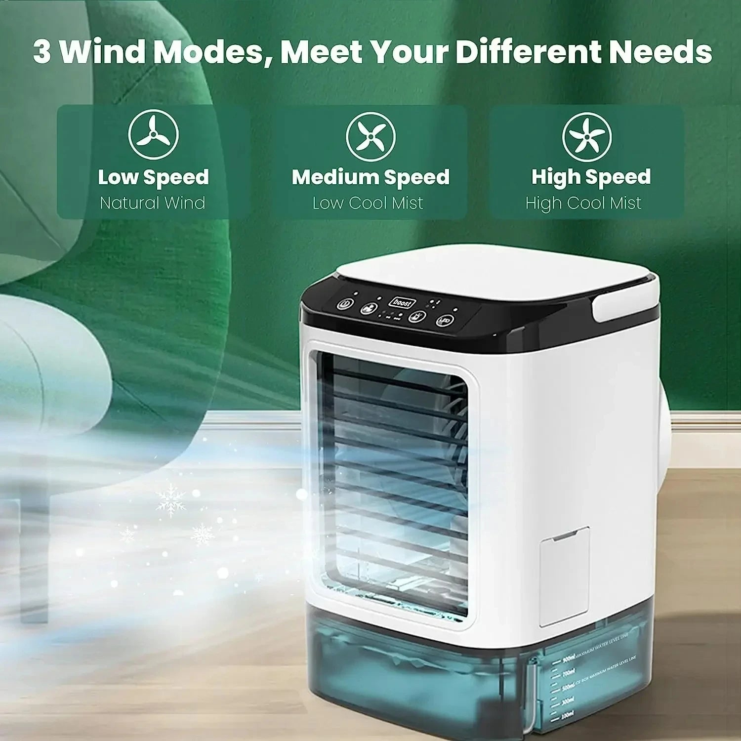 Aire Acondicionado Portátil Opret 3 Velocidades con Niebla Ultrasónica - VyFlair