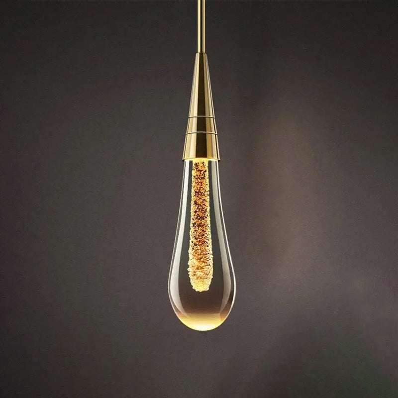 LuxeGlide – Lámpara de Pared LED en Forma de Gota de Agua