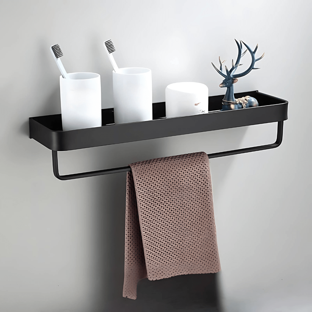 Estante de Pared Metálico para Baño Moderno - VyFlair