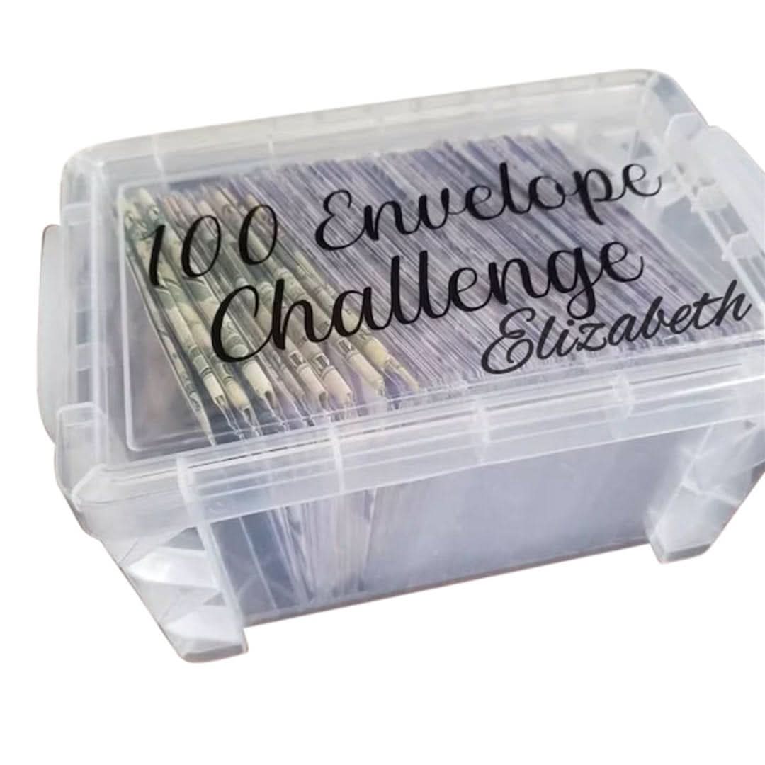 Box de desafío establecido con 100 sobres-Envelopes-VyFlair