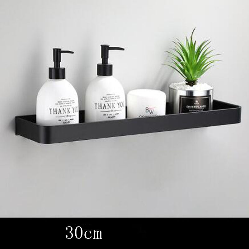 AluSpace - Estante de Pared de Aluminio Espacial Negro - VyFlair