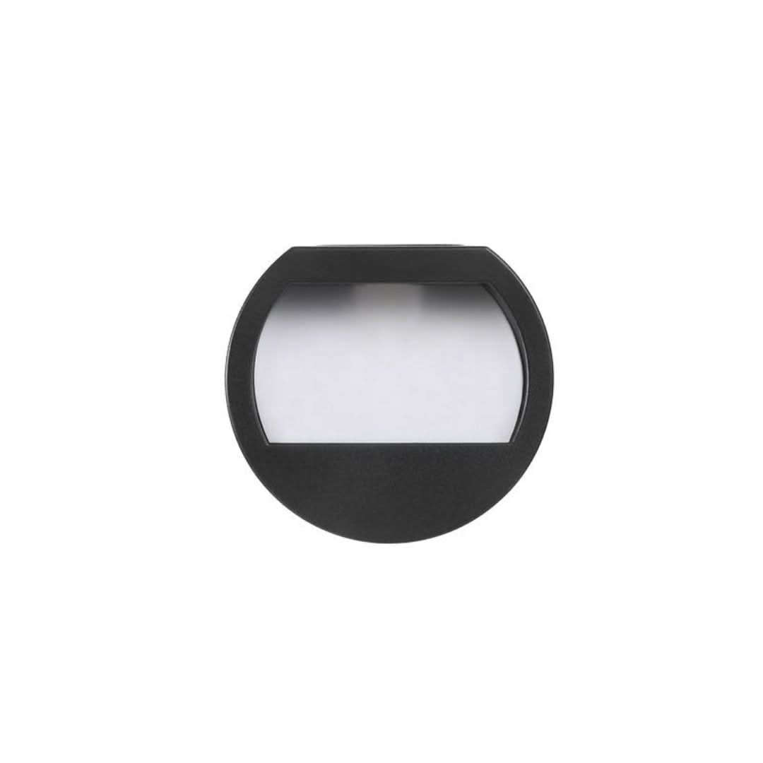 Ecobright: luces de patio solar LED impermeables para exteriores, redondos y cuadrados-Wall light-VyFlair
