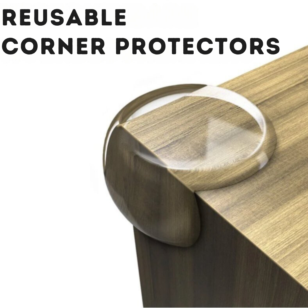 Protectores de esquina reutilizables | Transparente-safety-VyFlair