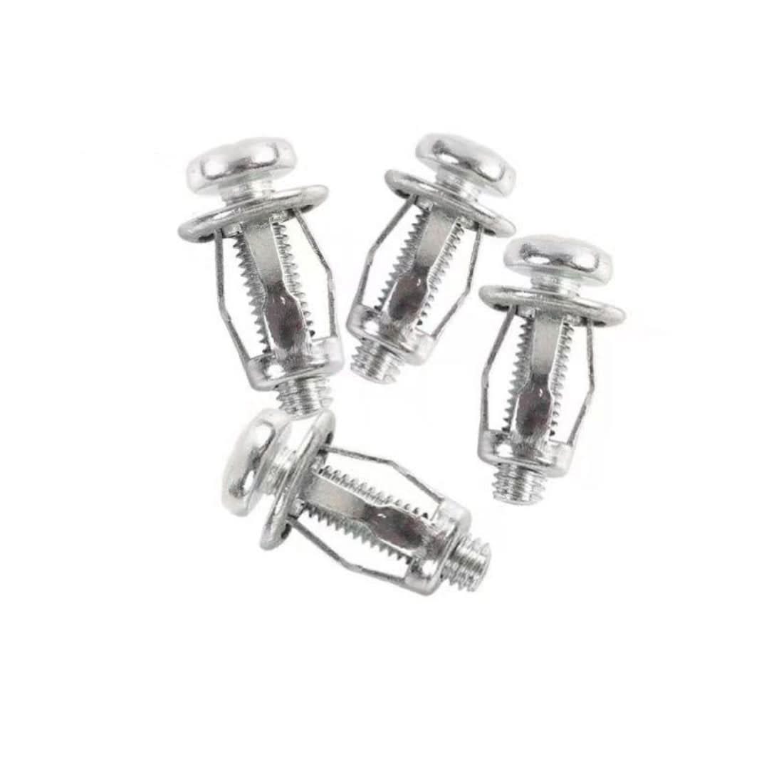 Tuercas de corona con tornillo (20 PC)-Crown Nuts-VyFlair