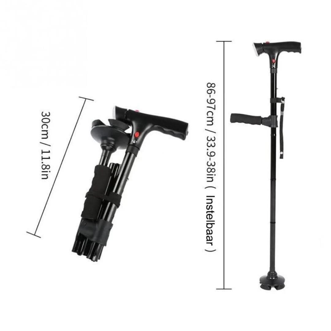 Palo de caminata plegable telescópico-Walking Stick-VyFlair