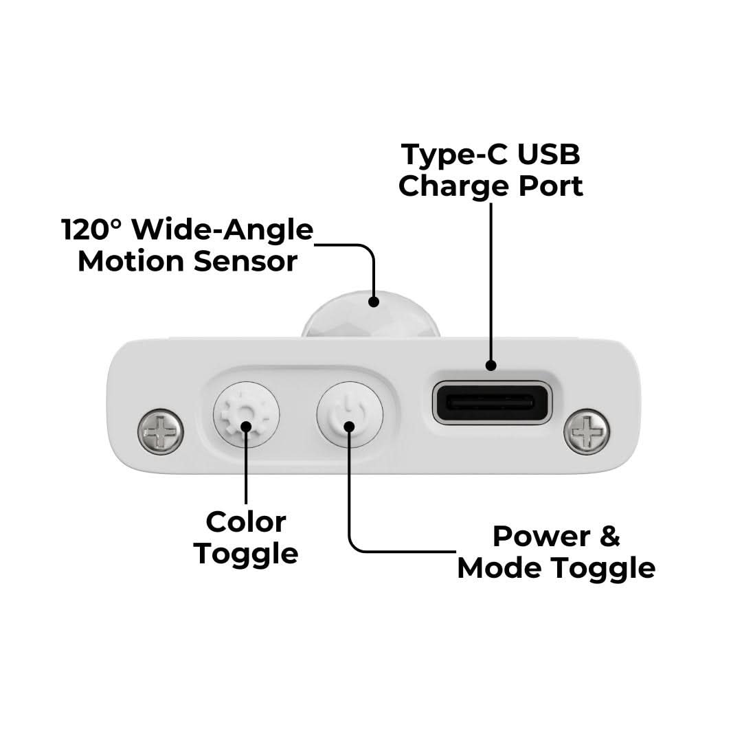 Smarthome - Sensor de movimiento de tira LED inalámbrica - Sin molestias con cables-Home & Garden-VyFlair