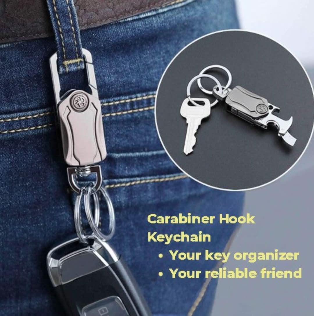 Anillo de llave multifuncional cuatro en uno-Key Ring-VyFlair
