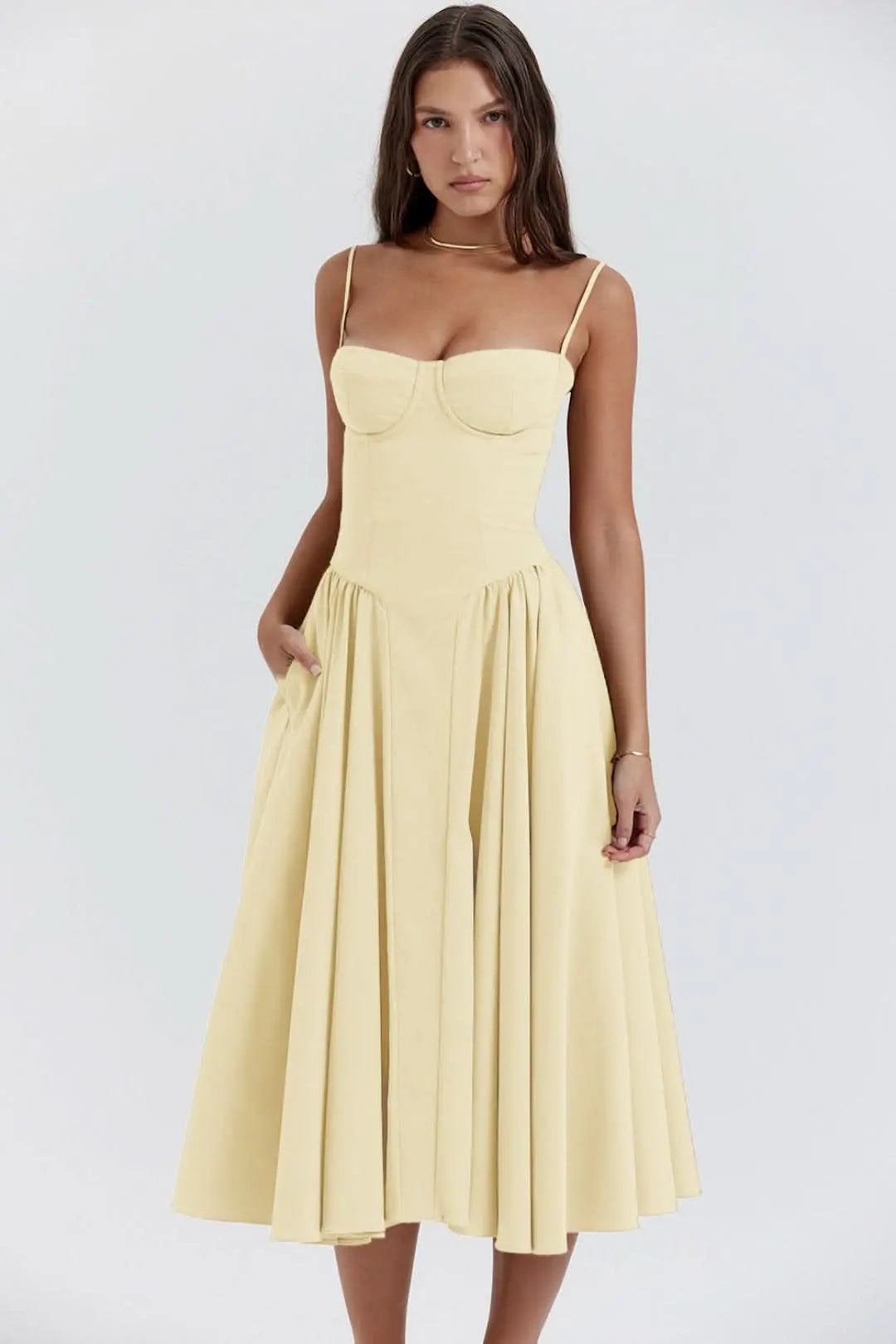 El vestido de primavera-Shaper outfit-VyFlair