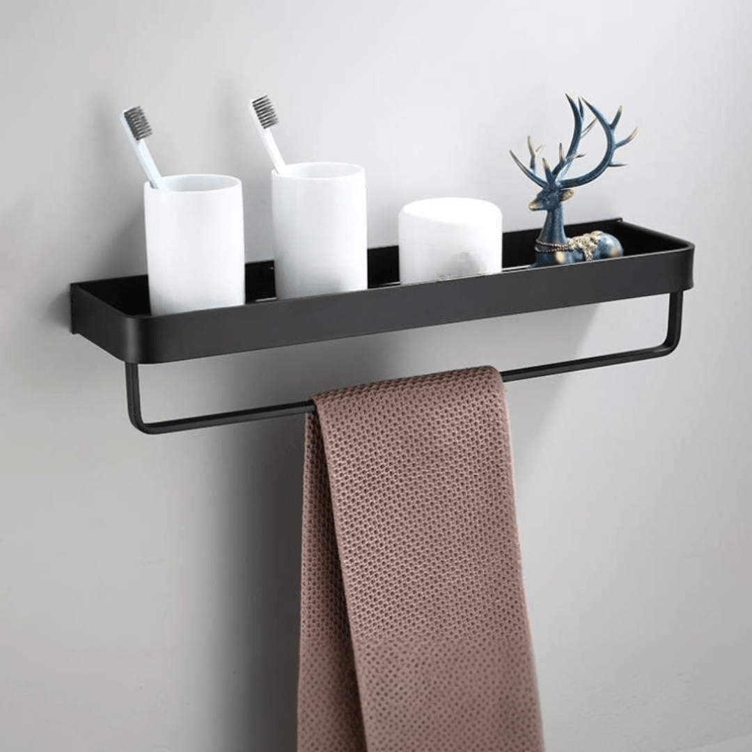 Estante de Pared Metálico para Baño Moderno - VyFlair