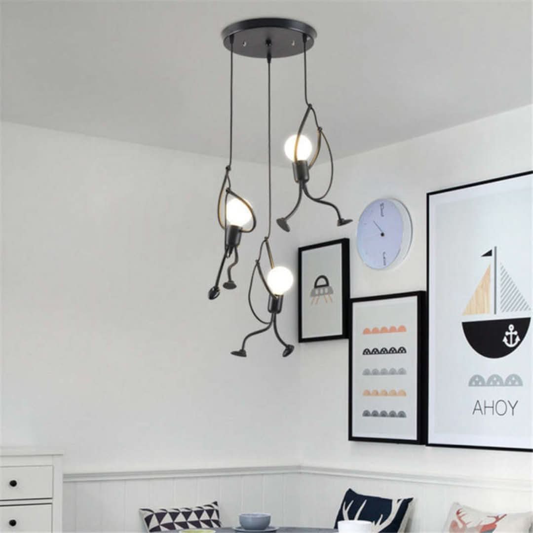 Brightero - Lámpara de pared retro Iron Man-Wall lamps & Ceiling lamps-VyFlair