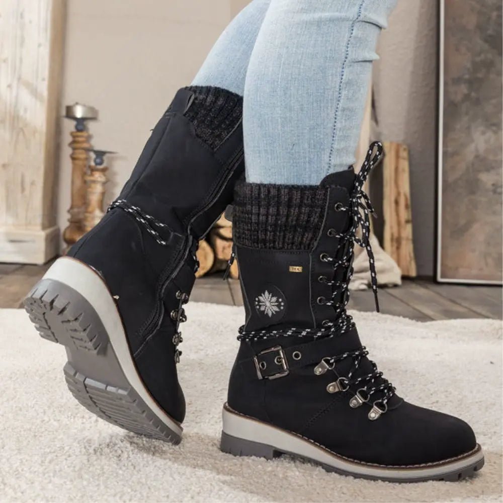 Louise | Botas de Invierno Ortopédicas para Mujeres - Cálidas - Elegantes - Estables - VyFlair